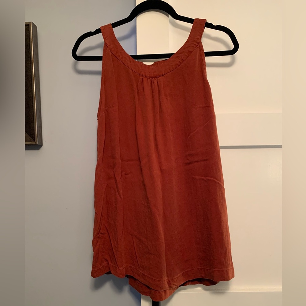 Soft Surroundings Rust Orange Tank Top